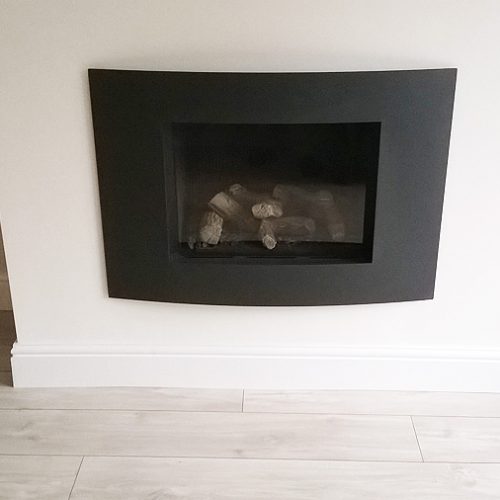 Modern Hole in the Wall Gas Fire